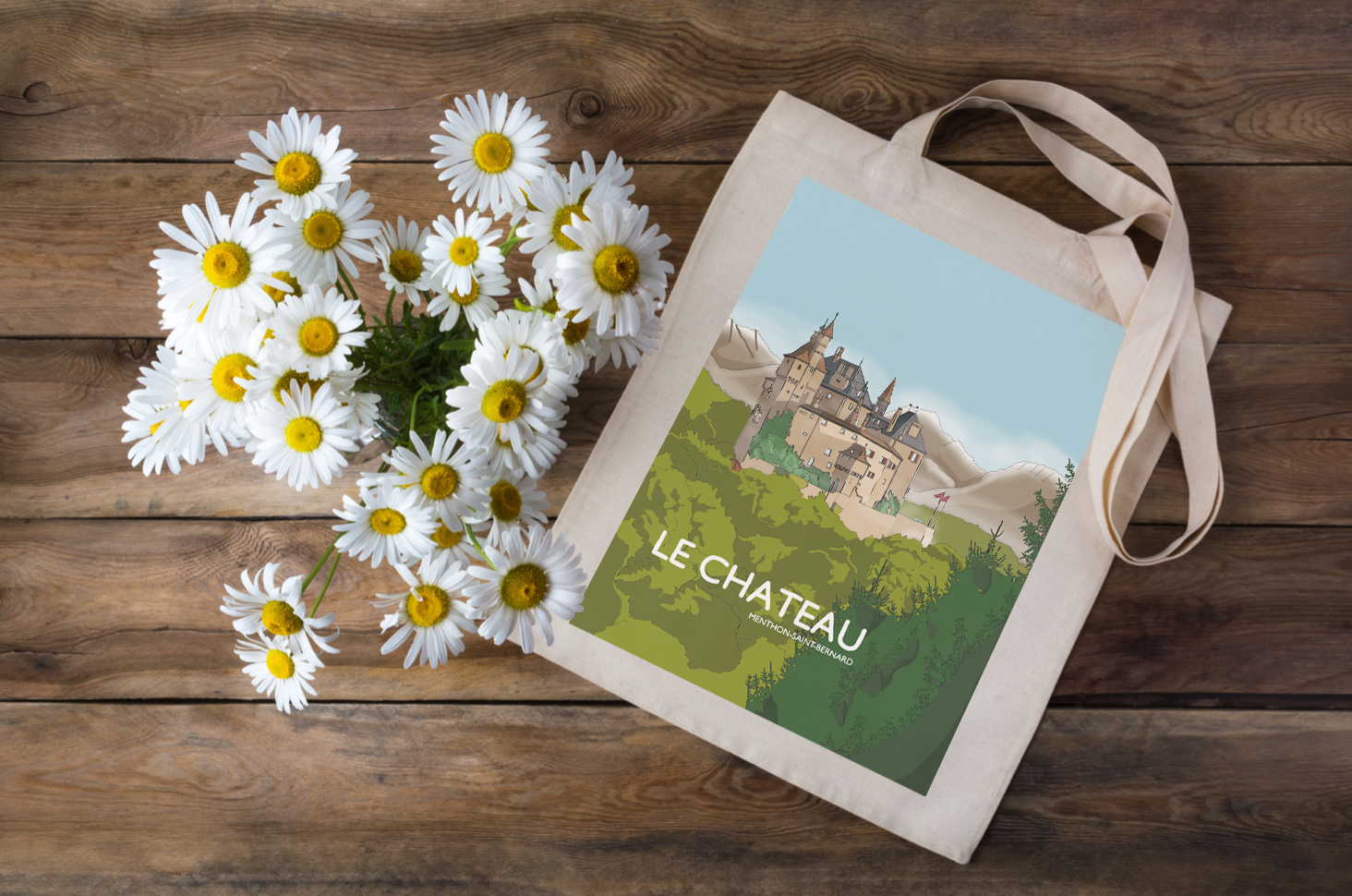tote bag chateau